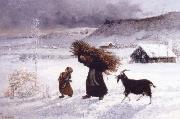 Gustave Courbet The Poor woman of the Village Sweden oil painting artist